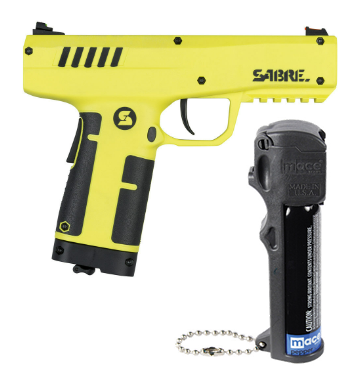 pepper gun and pepper spray